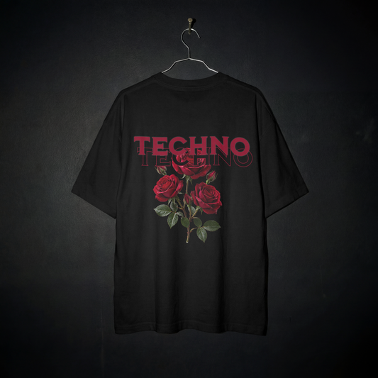 Techno Rose Oversized Shirt