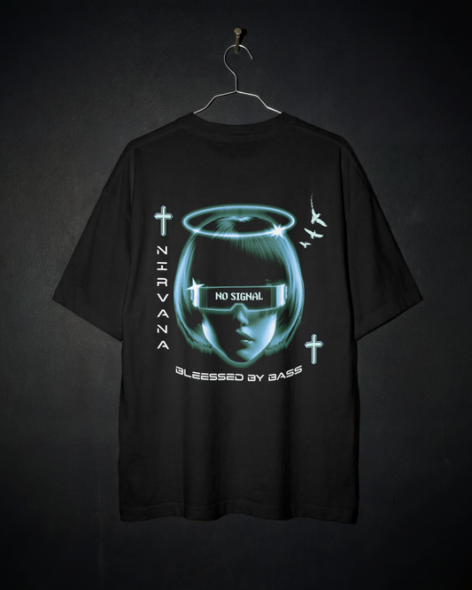 No Signal Techno Oversized T-Shirt