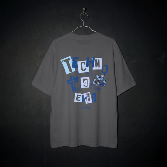 TECHNO 4 EVER Oversized Shirt
