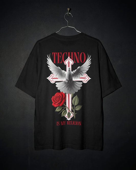 Techno Is My Religion Oversized T-Shirt
