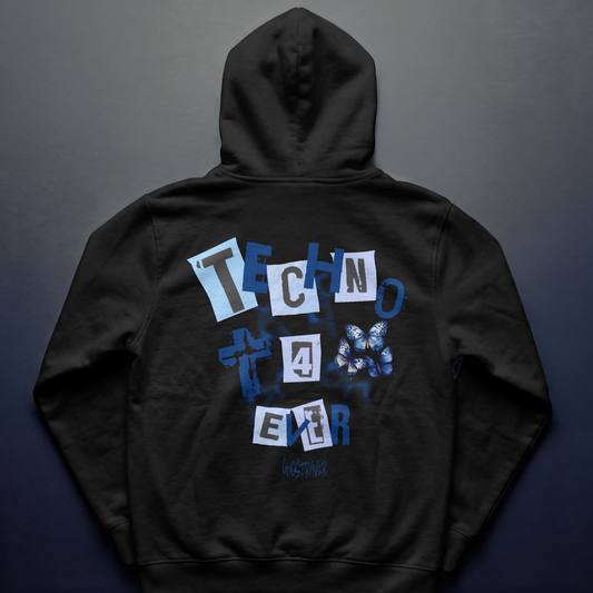 TECHNO 4 EVER Oversized Hoodie