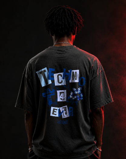 TECHNO 4 EVER Oversized Shirt