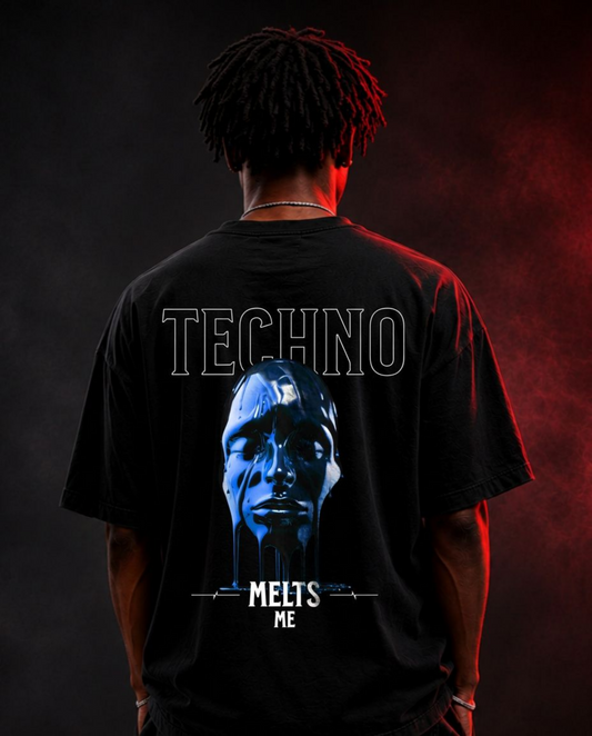Techno Melts Me Oversized Shirt