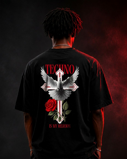 Techno Is My Religion Oversized T-Shirt