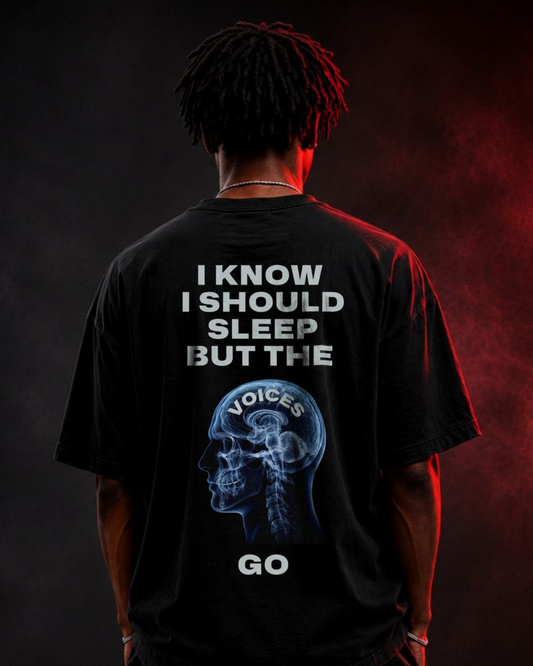 I Know I Should Sleep Oversized Shirt