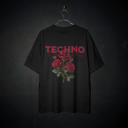 Techno Rose Oversized Shirt