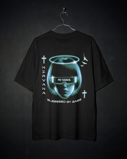 No Signal Techno Oversized T-Shirt