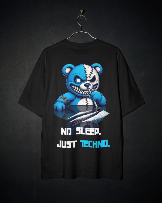 No Sleep, Just Techno Oversized Shirt