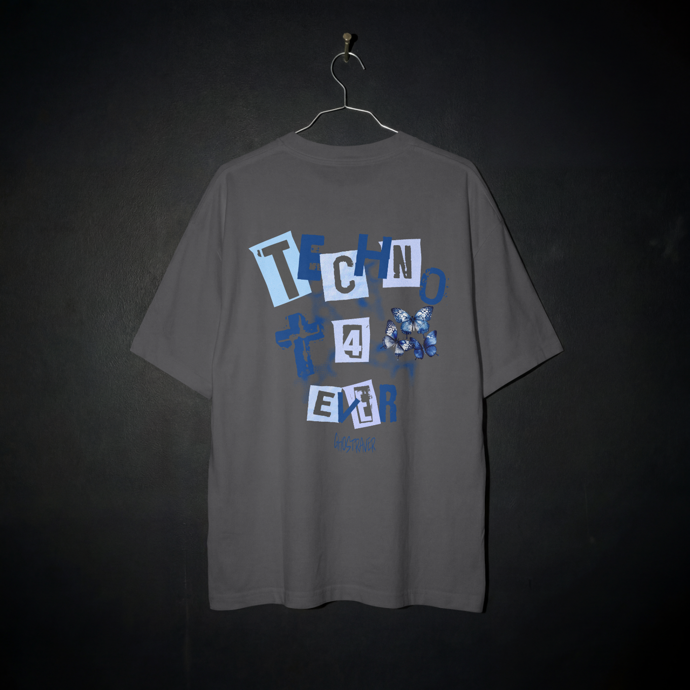 TECHNO 4 EVER Oversized Shirt