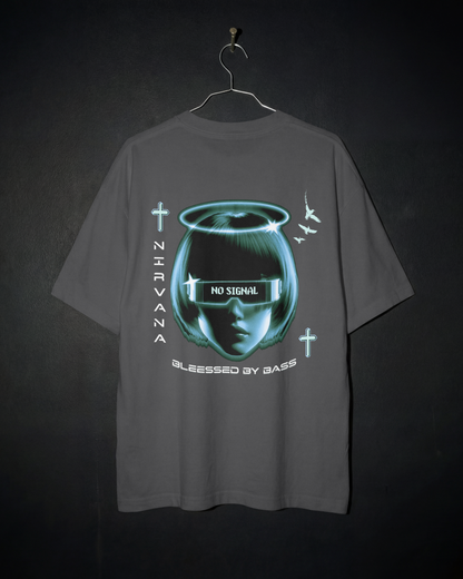 No Signal Techno Oversized T-Shirt