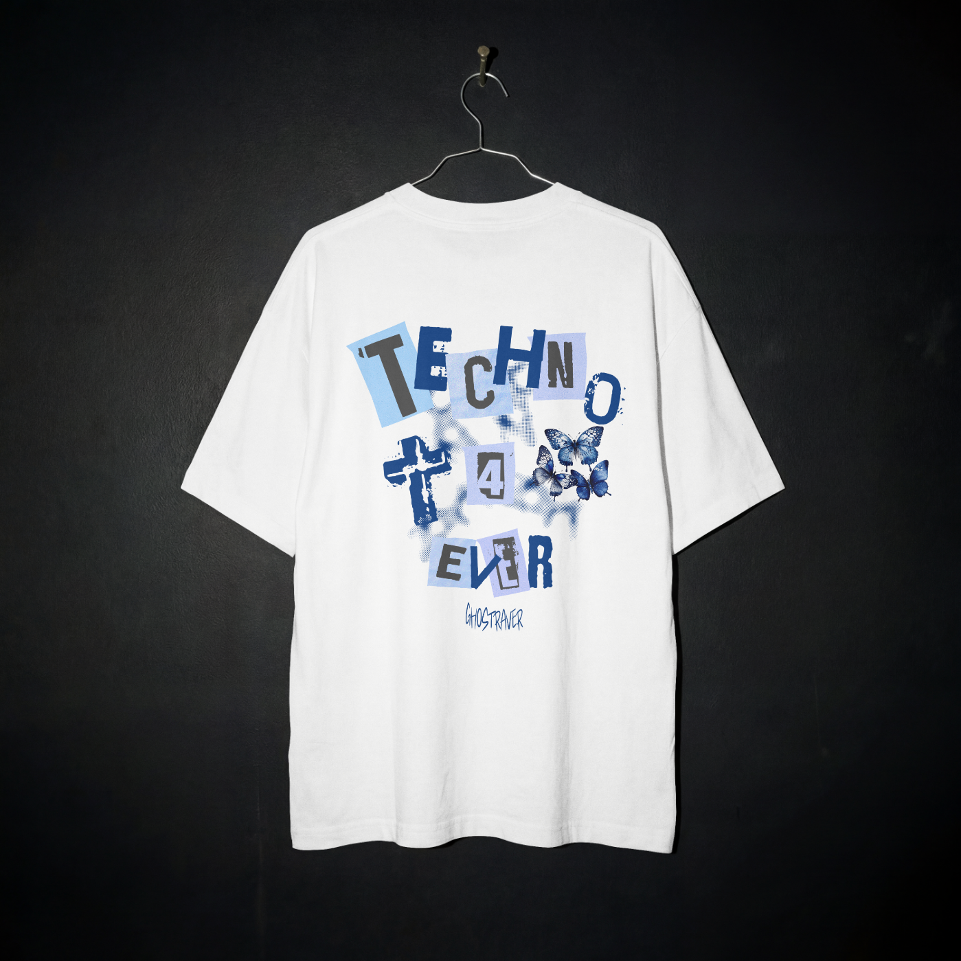 TECHNO 4 EVER Oversized Shirt
