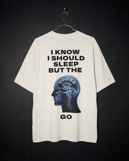 I Know I Should Sleep Oversized Shirt