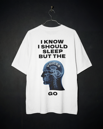 I Know I Should Sleep Oversized Shirt