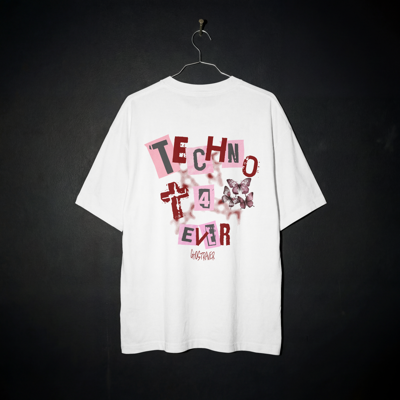 TECHNO 4 EVER Oversized Shirt