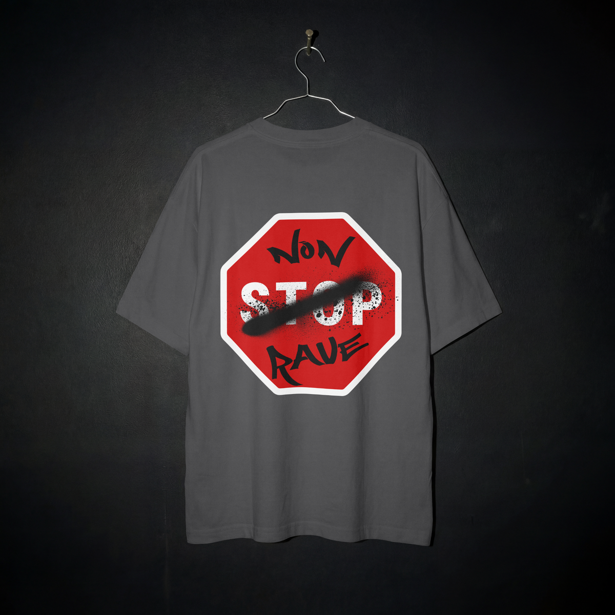 STOP Sign Oversized Shirt