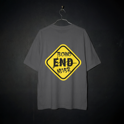 END Sign Oversized Shirt