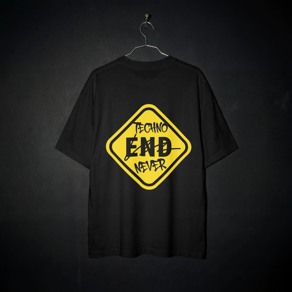END Sign Oversized Shirt