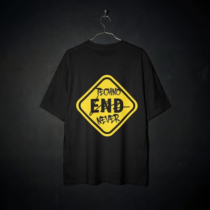 END Sign Oversized Shirt