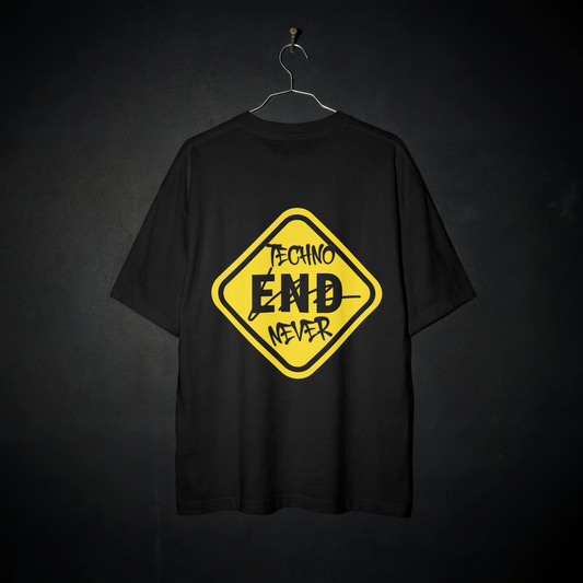 END Sign Oversized Shirt
