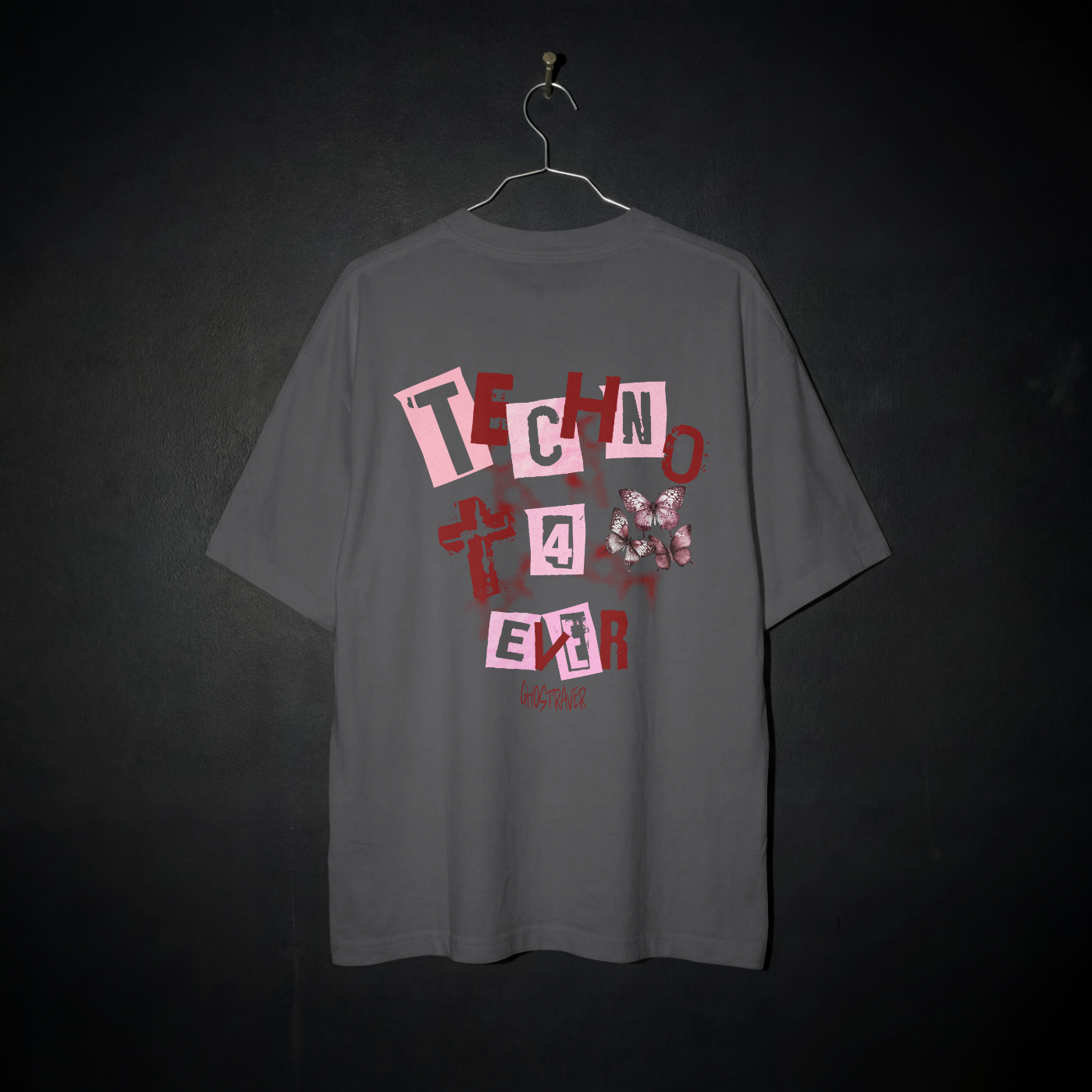 TECHNO 4 EVER Oversized Shirt
