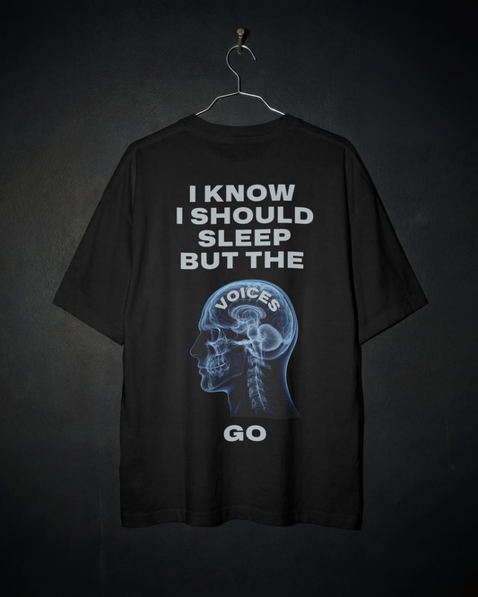 I Know I Should Sleep Oversized Shirt