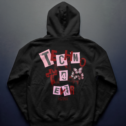 TECHNO 4 EVER Oversized Hoodie