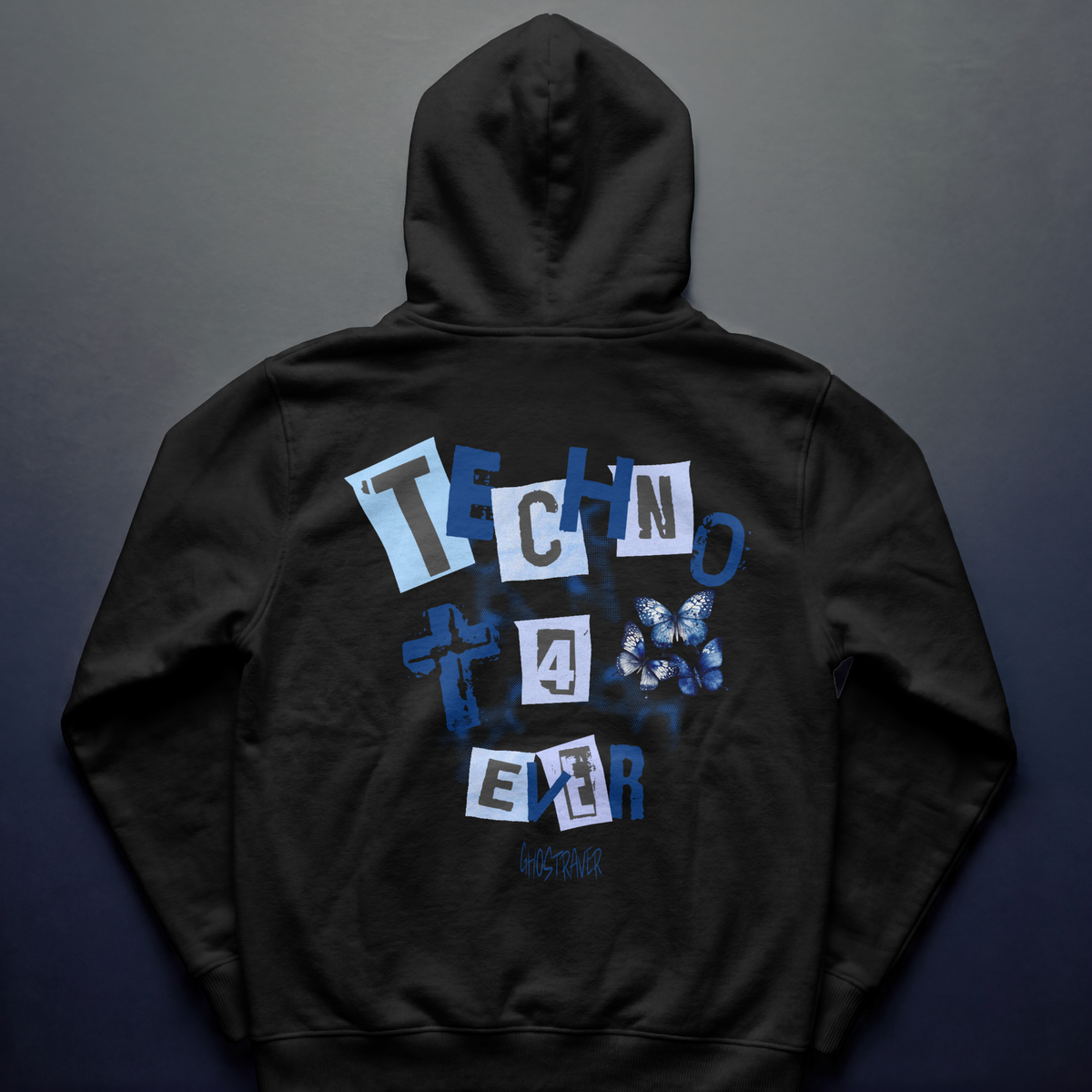 TECHNO 4 EVER Oversized Hoodie