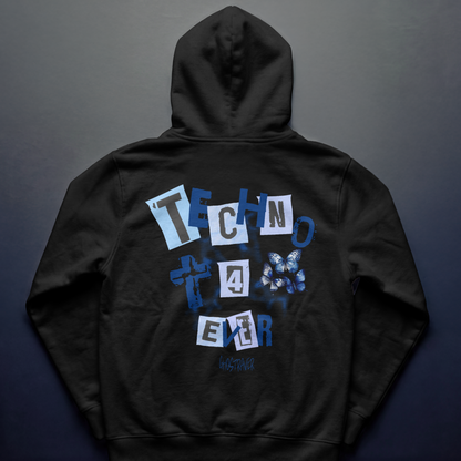 TECHNO 4 EVER Oversized Hoodie