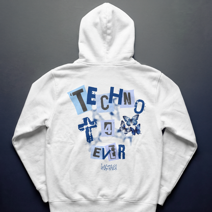 TECHNO 4 EVER Oversized Hoodie