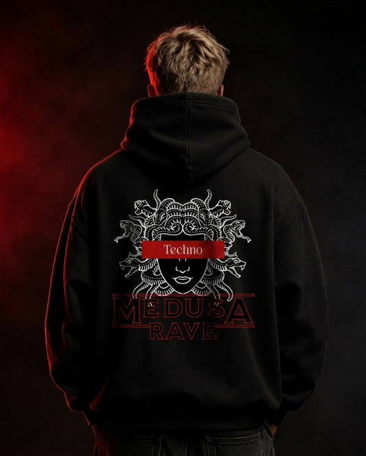 Techno Medusa Oversized Hoodie