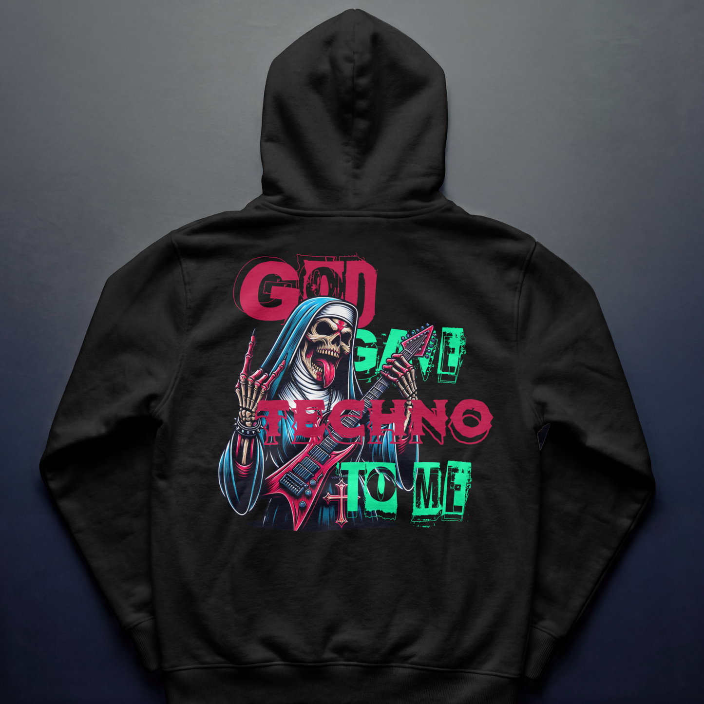 God Gave Techno Oversized Hoodie