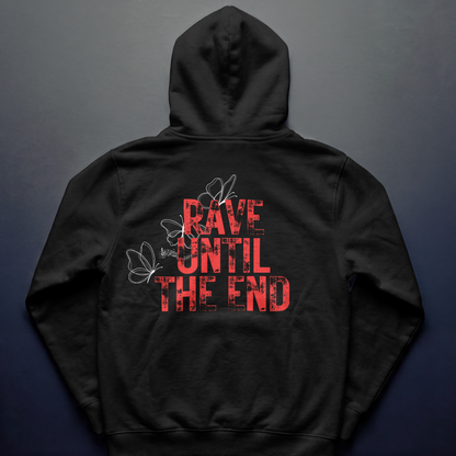 RAVE UNTIL THE END Oversized Hoodie