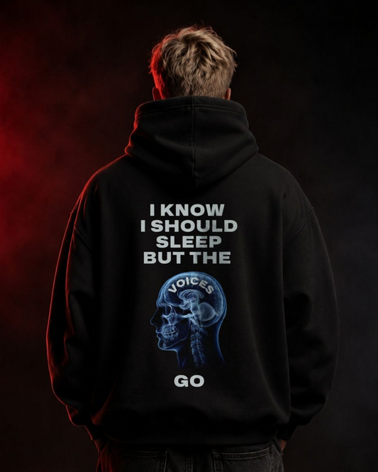 I Know I Should Sleep Oversized Hoodie